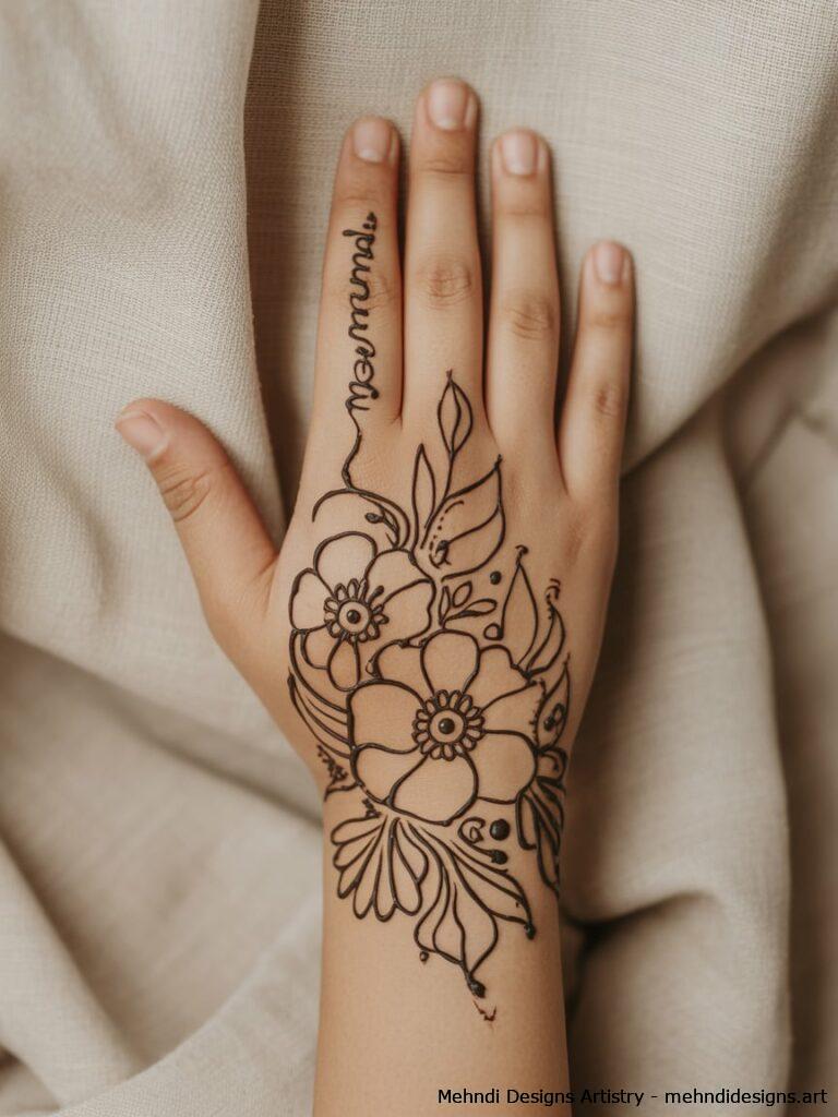 Negative Space Flowers 3