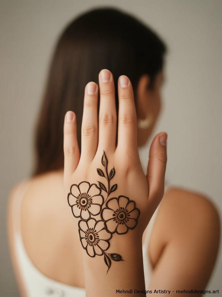 Negative Space Flowers 4