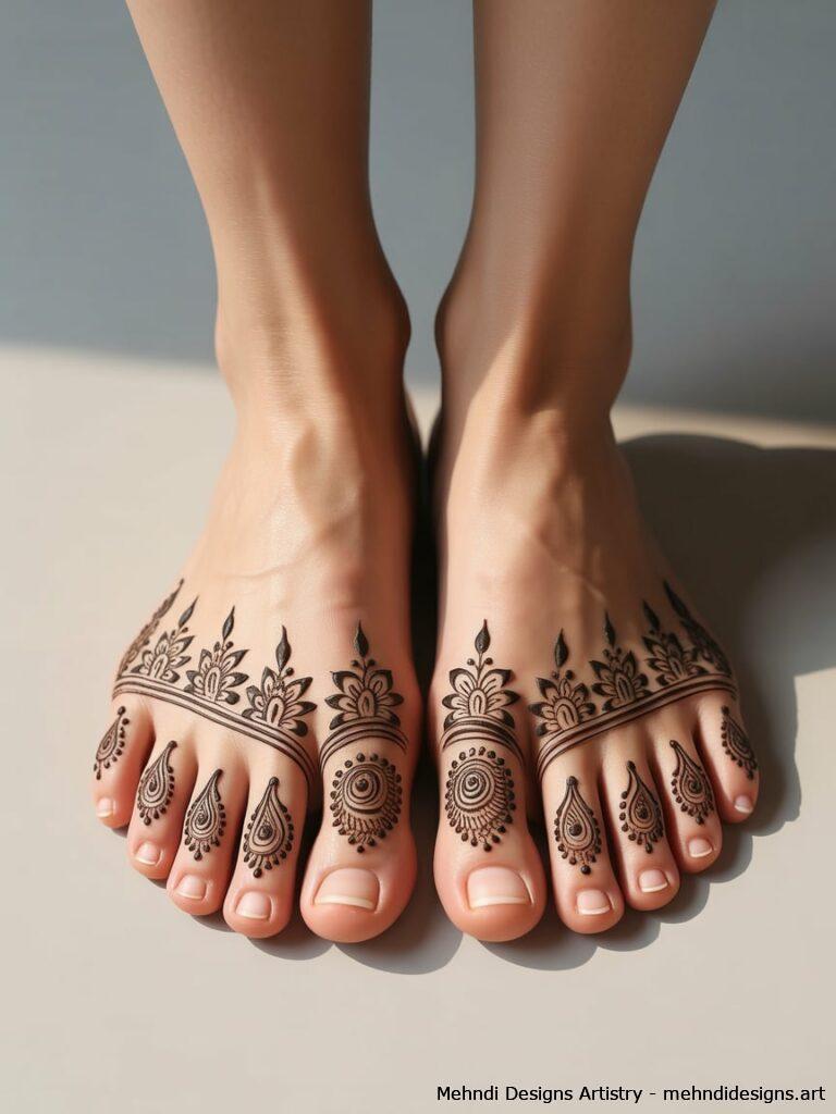 Paisley Toe Tips 3