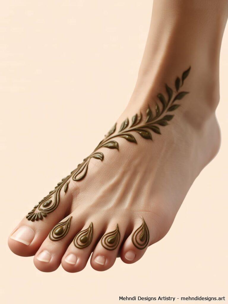 Paisley Toe Tips 4