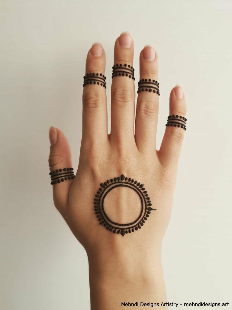 Ring Style Mehndi 2
