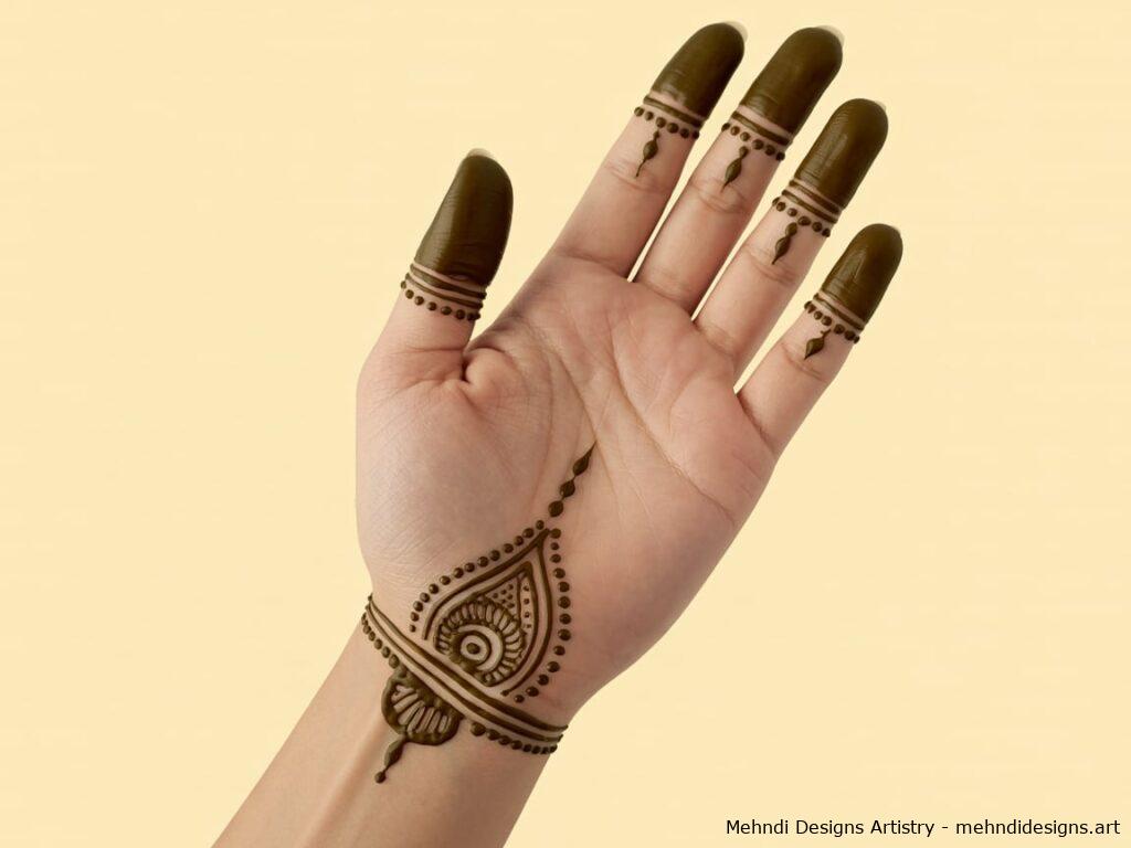 Short Mehndi Design