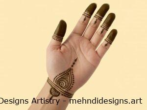 Short Mehndi Design