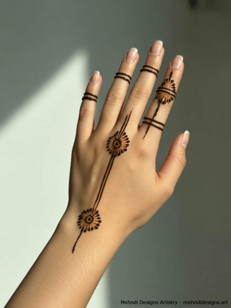 Single Line Finger Bands 4